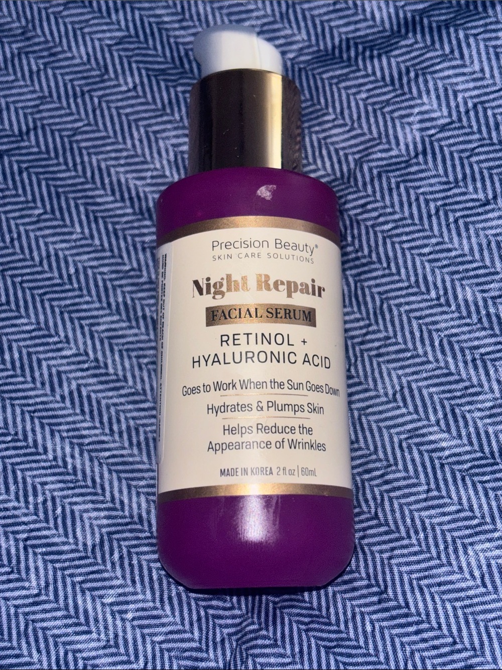 Precision Beauty Night Repair Facial Serum - Pink